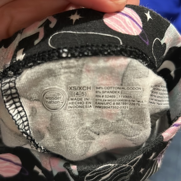 Wonder Nation Girl’s Unicorn Leggings Size 4/5 - Picture 3 of 3